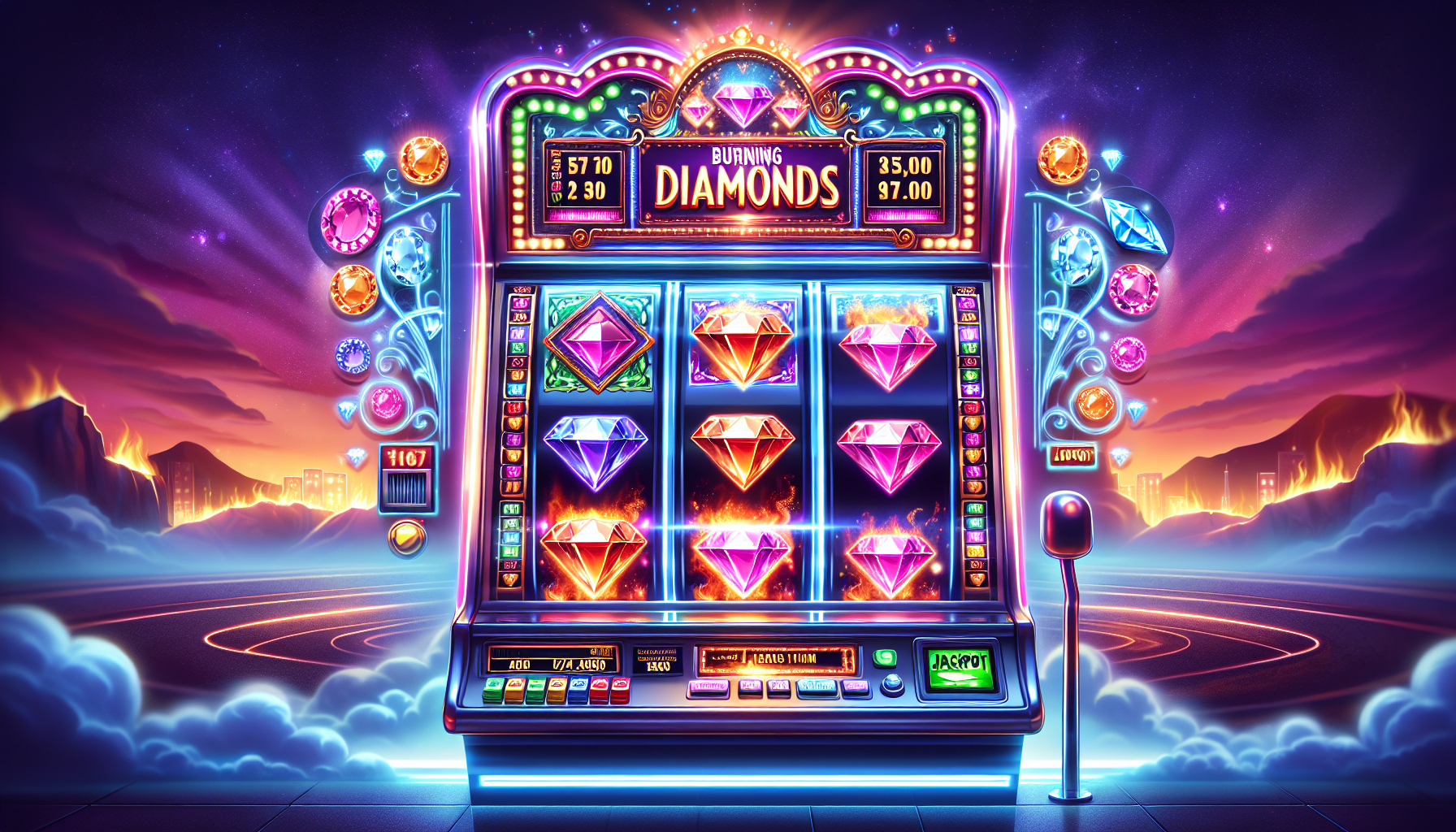 Burning Diamonds - Slot Pragmatic Play RTP 96.5%