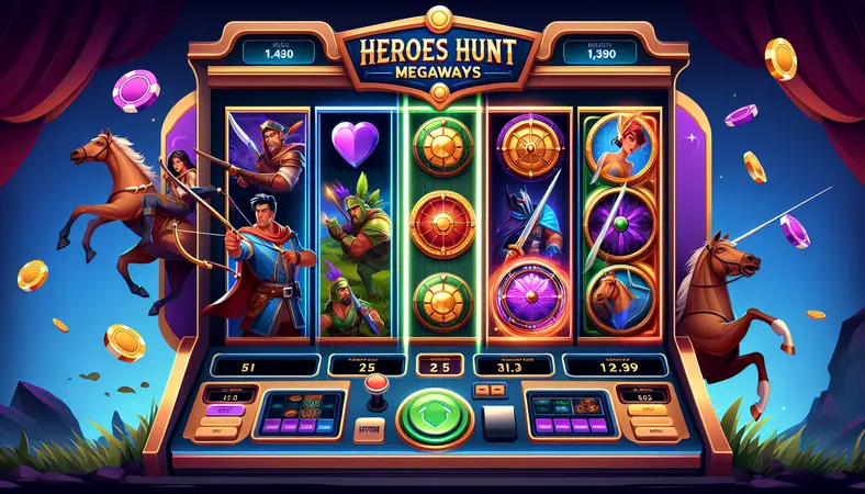 Heroes Hunt Megaways - Slot Play'n GO RTP 96.25%