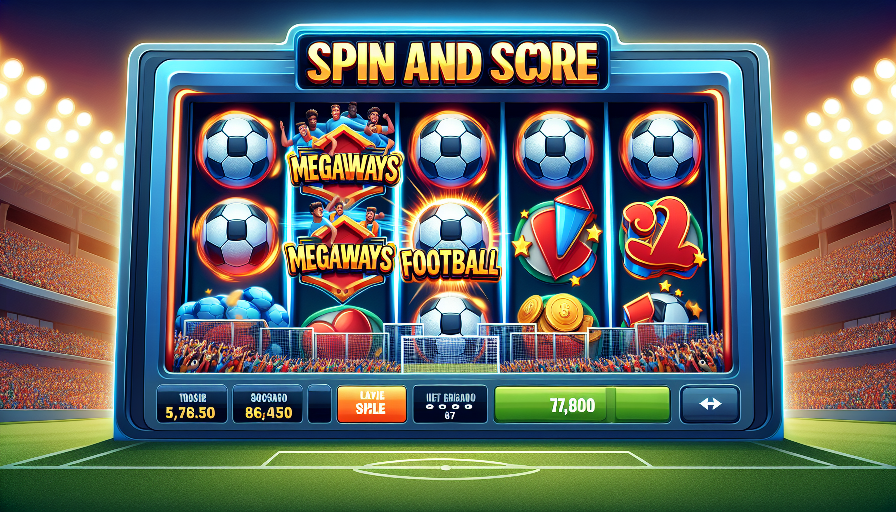 Spin and Score Megaways Football - Slot Pragmatic Play RTP 96.5%