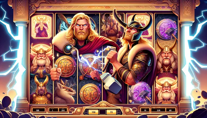 Viking Gods Thor and Loki - Slot Play'n GO RTP 96.5%